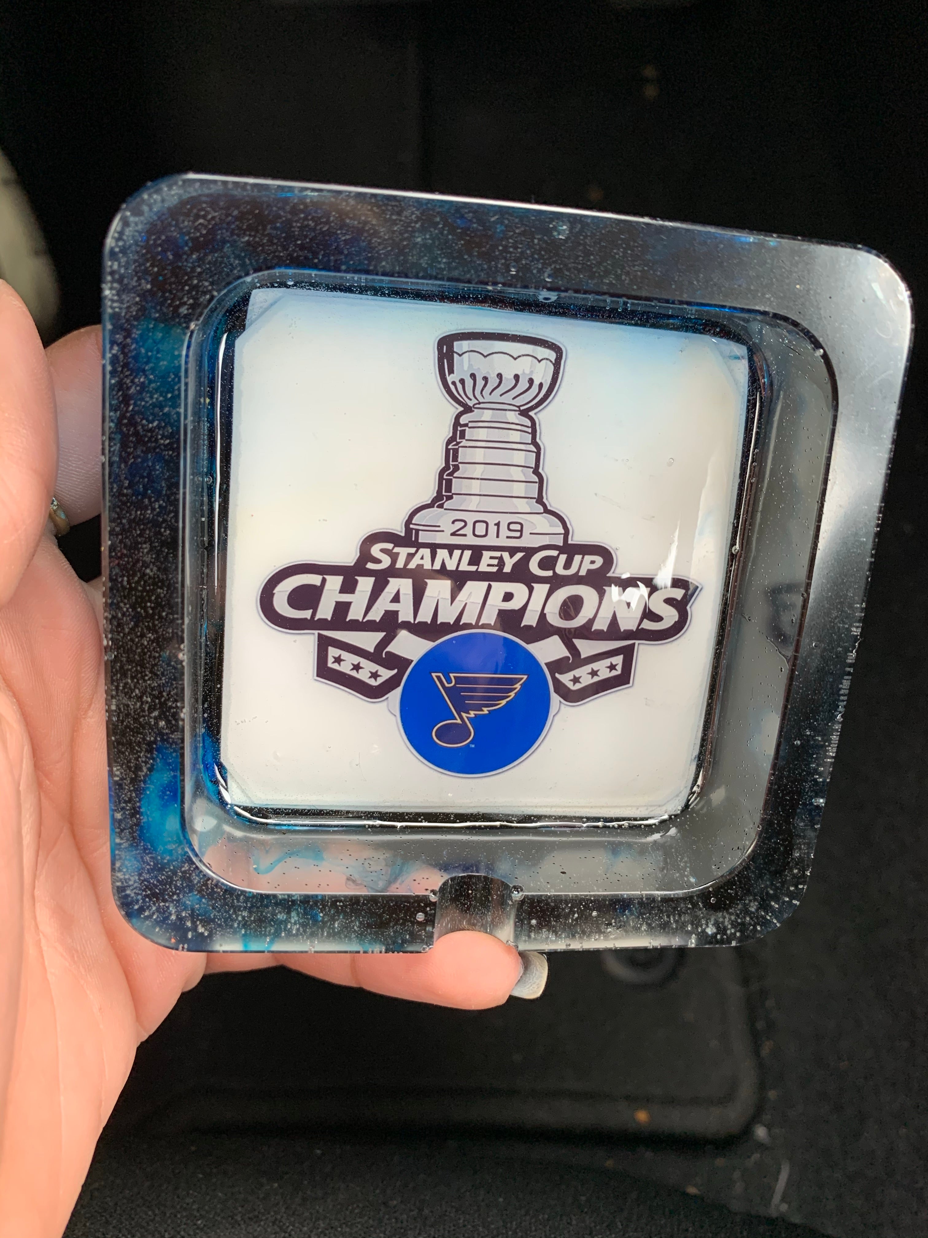 Blues Stanley Cup Champs Ashtray - Asia Ashtrays